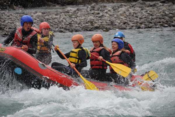 Family rafting