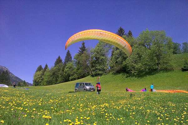 Paket 1: Tandemflug und Ebike-Tour