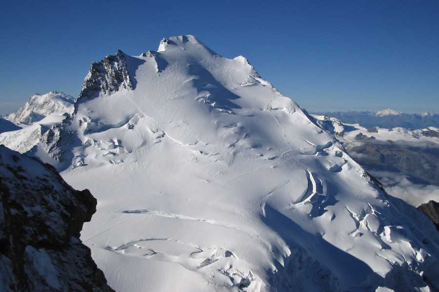 Saas-Fee Guides Dom 4545m ab Domh&uuml;tte