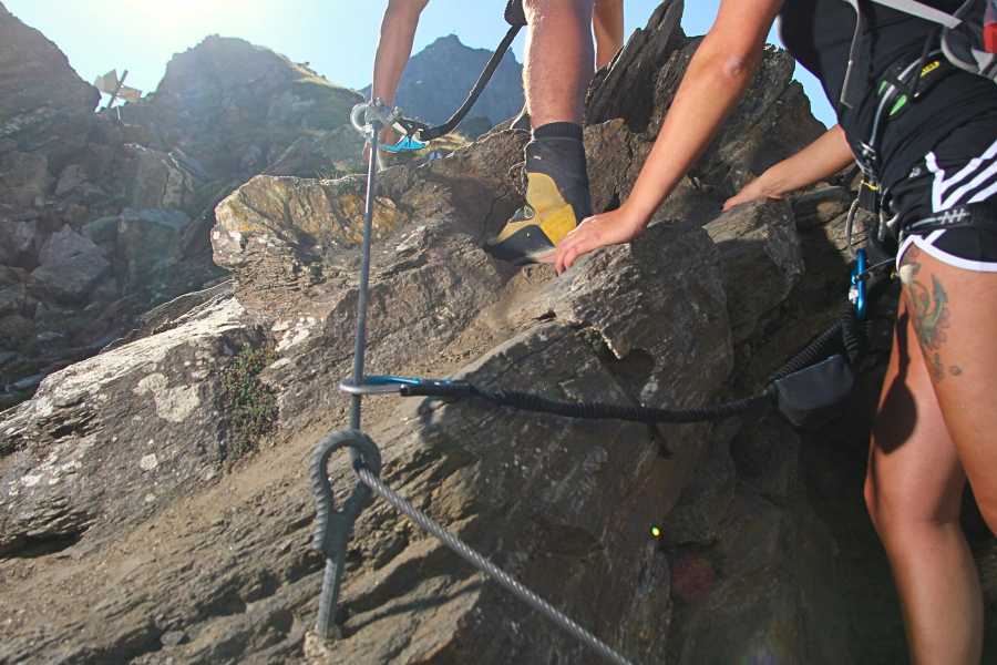 Saas-Fee Guides Mittaghorn 3143m Via Ferrata