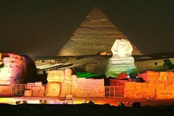 Sound And Light show at the Pyramids of Giza