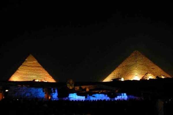 Sound And Light show at the Pyramids of Giza