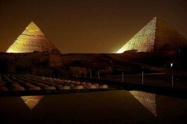 Sound And Light show at the Pyramids of Giza