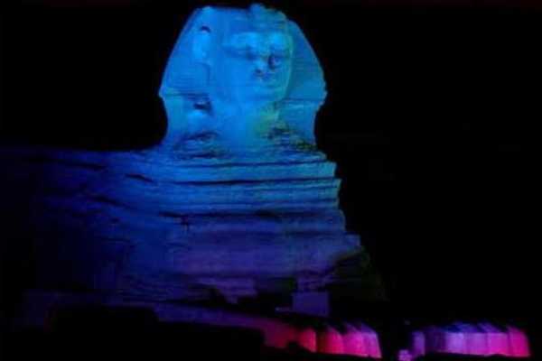 Sound And Light show at the Pyramids of Giza