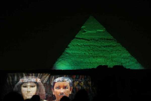 Sound And Light show at the Pyramids of Giza
