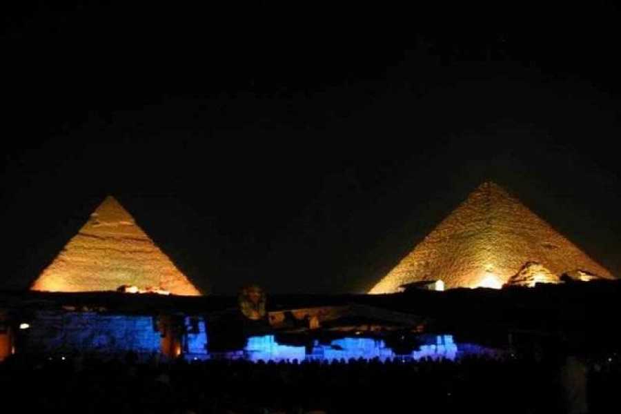 Sound And Light show at the Pyramids of Giza