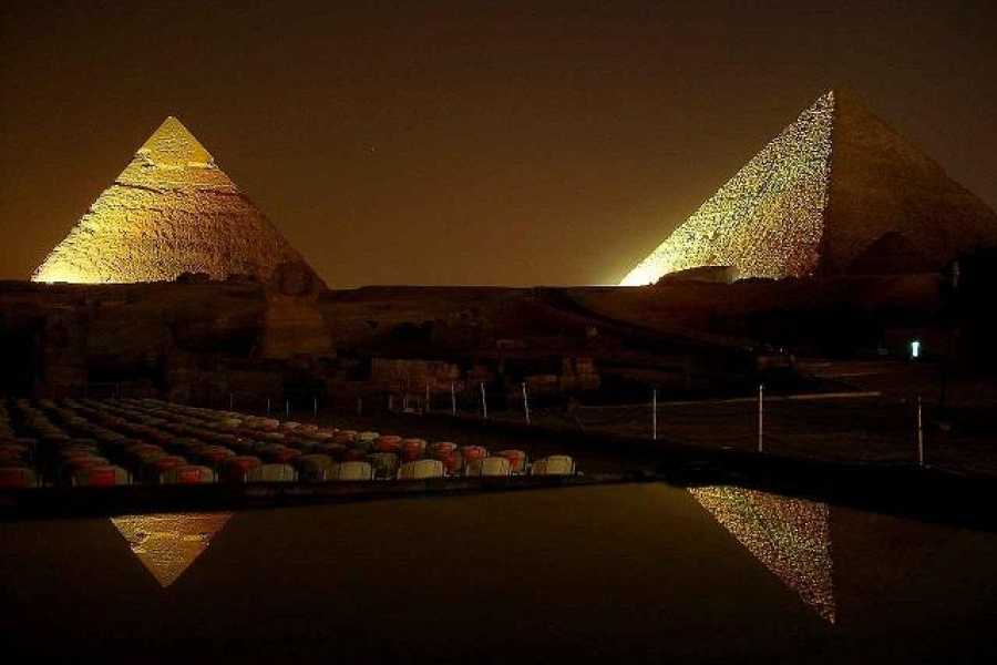 Sound And Light show at the Pyramids of Giza