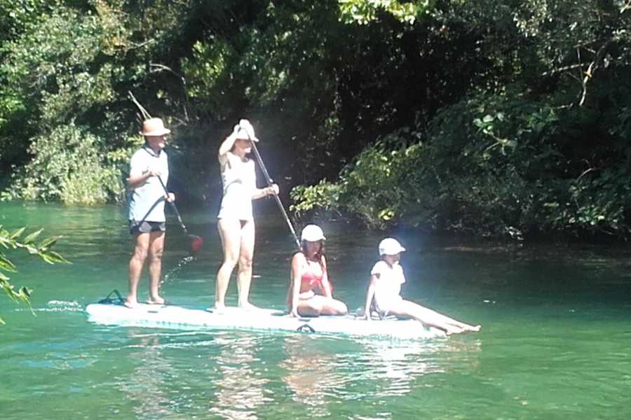 Dalmatian Adventures SUP tour on the river Cetina       www.raft.hr/sup