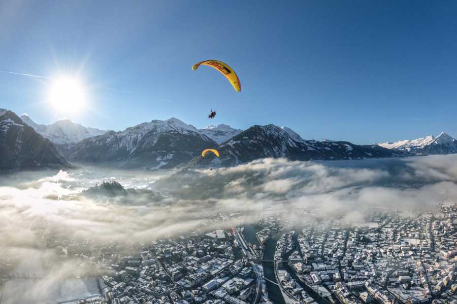 Paragliding Interlaken GmbH Parapente en tandem "Big Blue" hiver