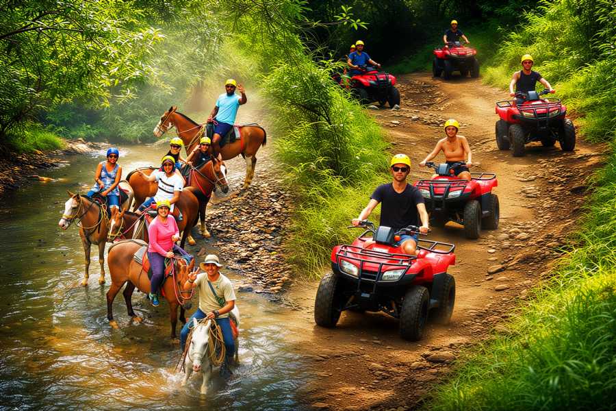 Congo Canopy ATV Horseback Combo