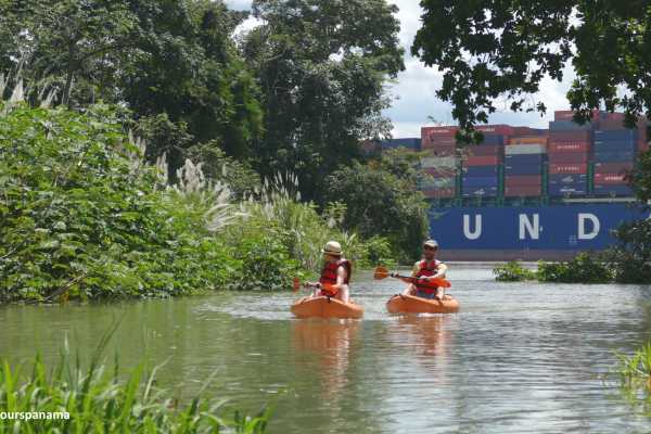PCC135 Kayaking at Canal rainforest shores on Gatun Lake