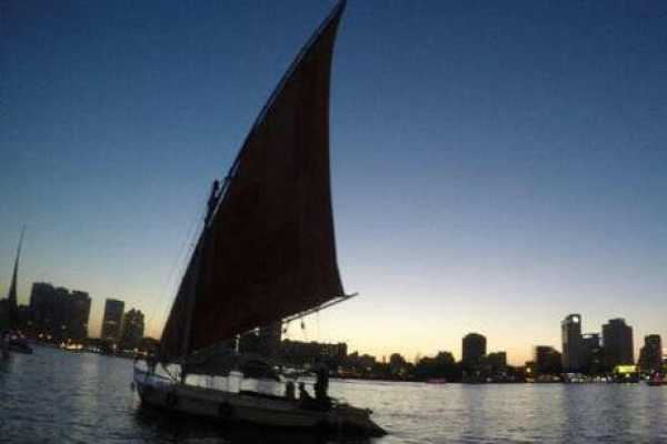 EMO TOURS EGYPT Private Egyptian felucca ride on the Nile at sunset in Cairo