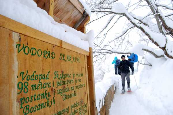 Green Visions Winter Waterfall Hike