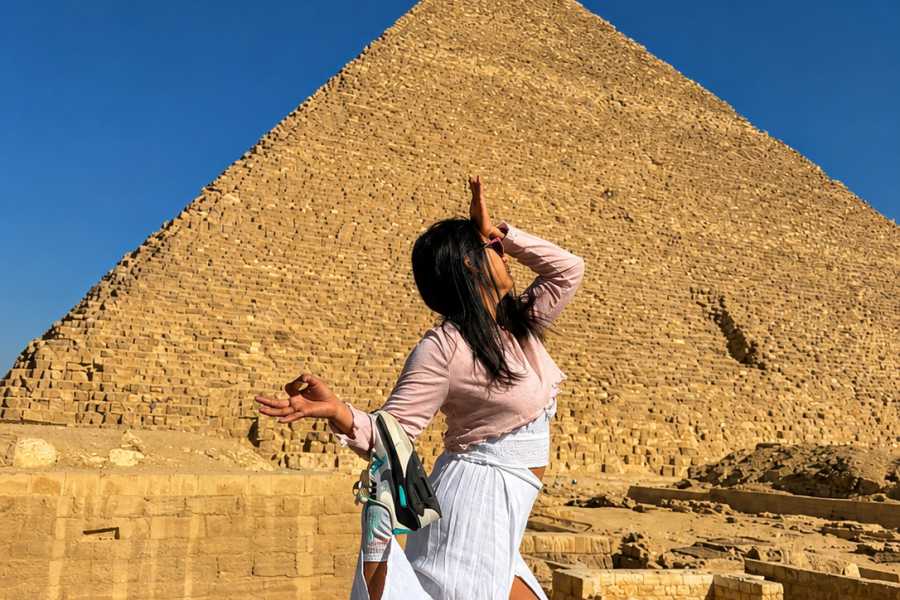 Let`s Explore Egypt VIP All-Inclusive Guided Day Trip to Giza Pyramids, Saqqara & Memphis with Camel Ride & Lunch