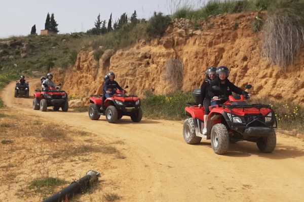 Escursione in Quad di tre ore in provincia di Agrigento
