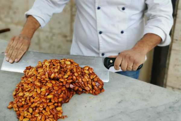 Degustazione del torrone e dell'olio a casa di Sciascia