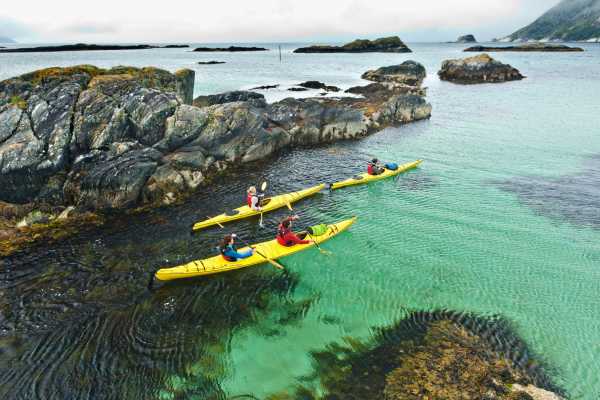 Kayak tour Grotlesanden beach 3 hours