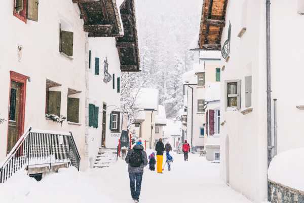 Dorff&uuml;hrung Sils. i. Engadin im Winter - erfahren Sie mehr &uuml;ber Sils