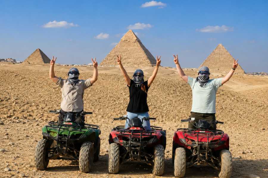 Let`s Explore Egypt All-Inclusive Tour: Giza Pyramids, Sphinx, Egyptian Museum, Bazaar & Quad Bike