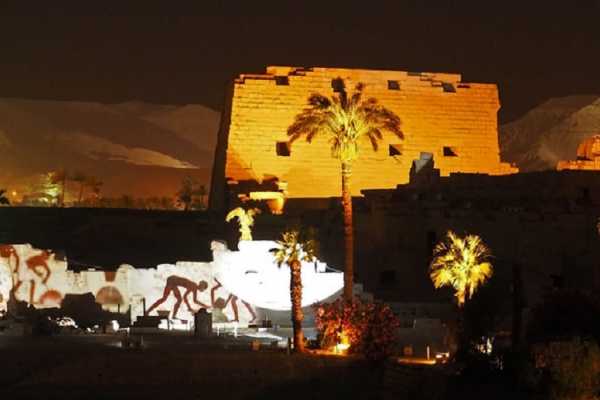 Sound and Light Show at Karnak Temple in Luxor