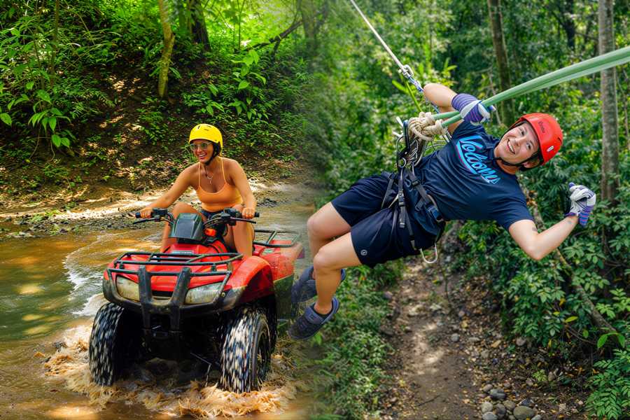 Congo Canopy ATV Extreme Zip-Line Combo