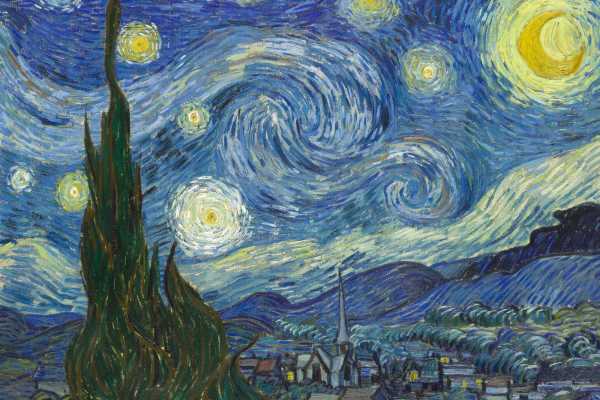The Starry Night by Vicent van Gogh