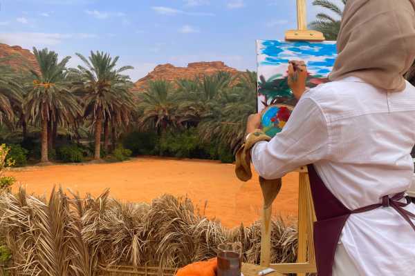 Majlis of Art and Tea: Painting Experience