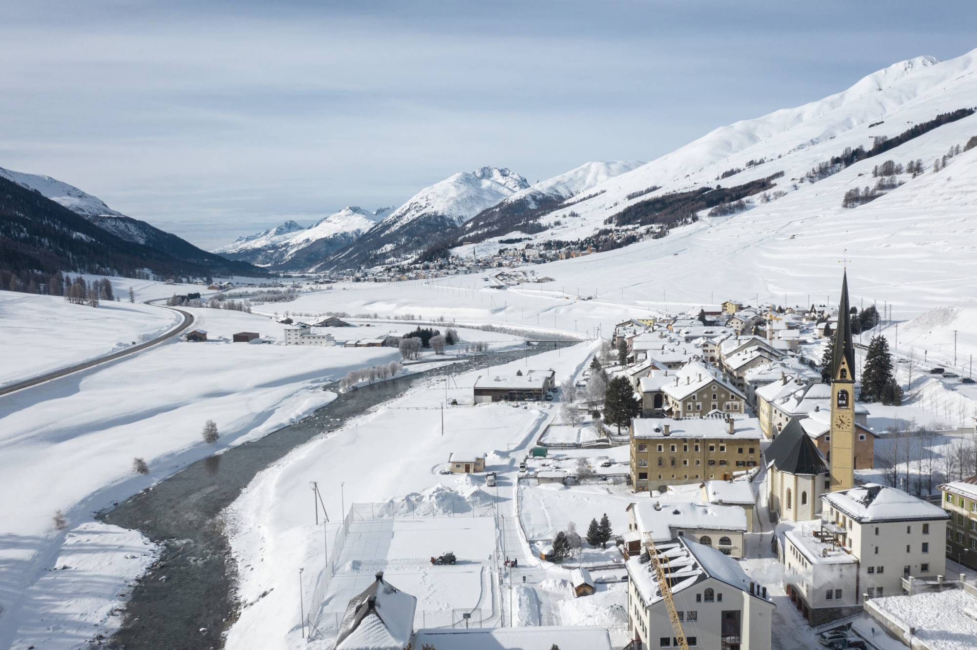 Dorfführung S-chanf im Winter