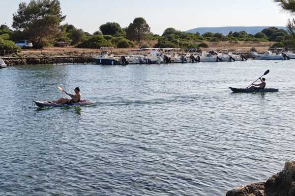 Noleggio Kayak nella costa di Ognina a Siracusa