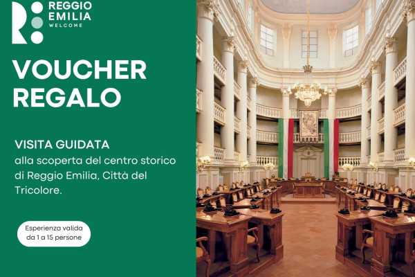VOUCHER REGALO Visita guidata di Reggio Emilia con Guida Turistica privata