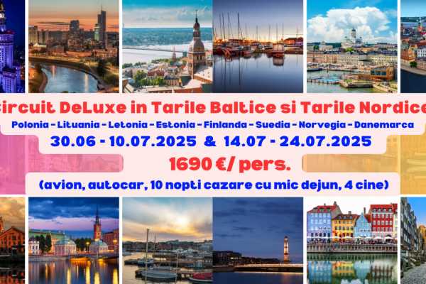 CIRCUIT DELUXE IN TARILE BALTICE SI TARILE NORDICE