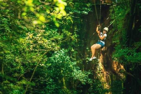 Zipline Adventure In Antigua Rainforest