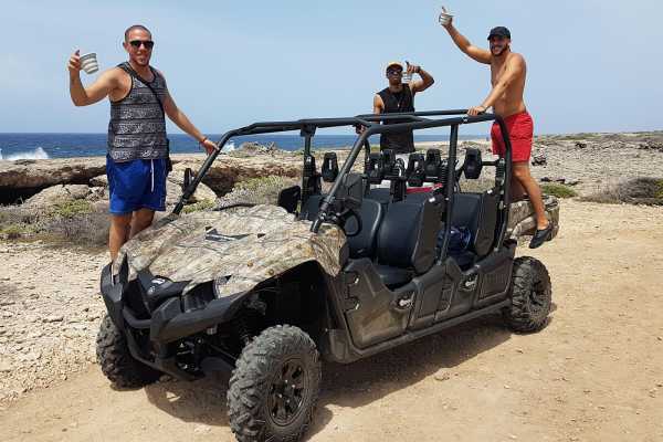 Explore Hidden Beaches of Cura&ccedil;ao on a Private UTV Buggy Ride