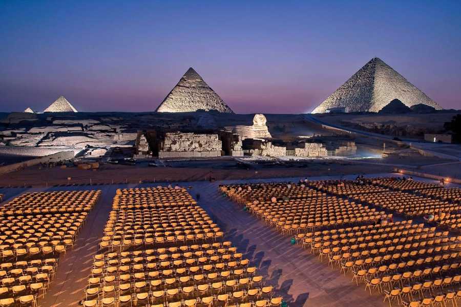 Deluxe Travel Giza Pyramids Sound and Light Show – VIP Ticket (Front Seat)