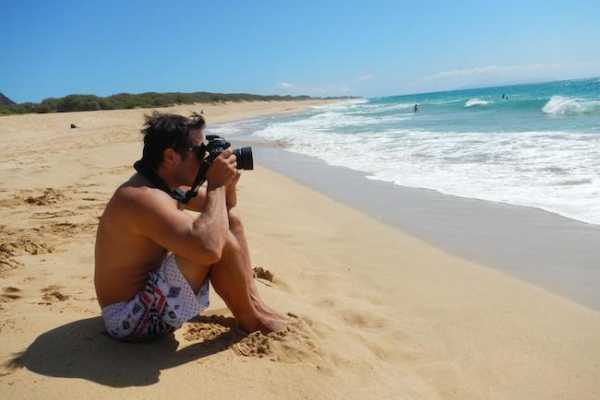 Clase de Fotograf&iacute;a en la Playa