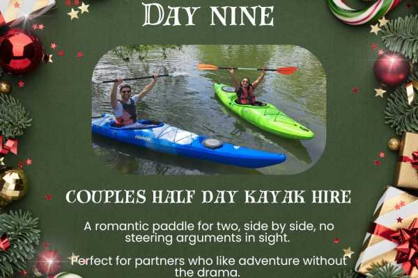Christmas 2025 Vouchers- Couples Half Day Kayak Trip