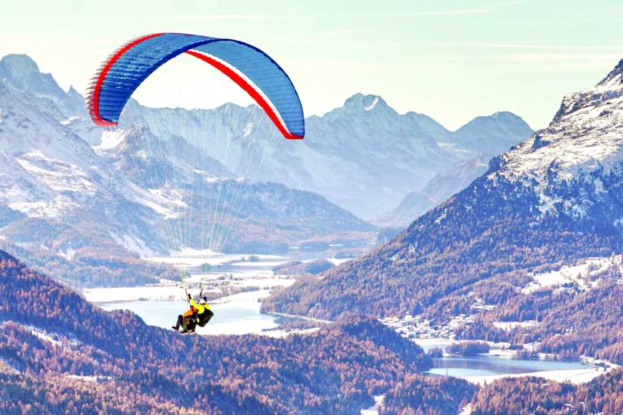 St. Moritz Paragliding GmbH Winter Glide Gleitschirmflug