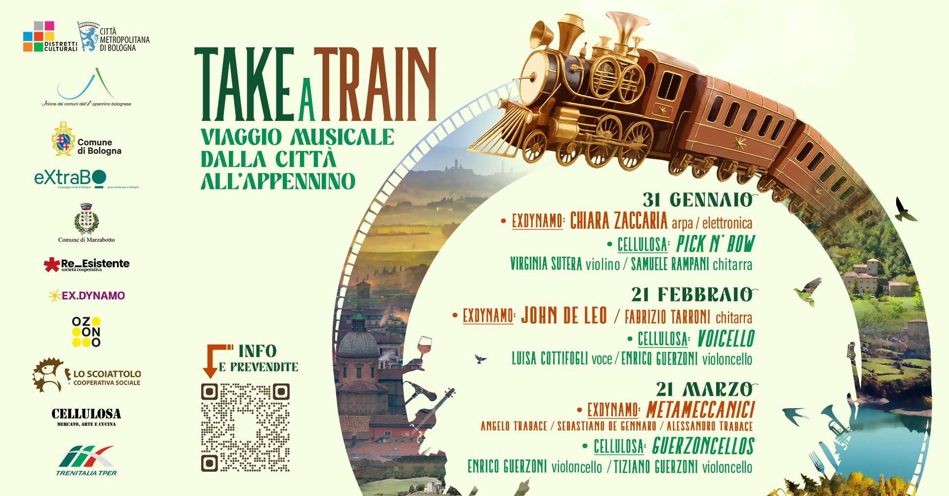Take a Train - Viaggio musicale dalla città all'appennino