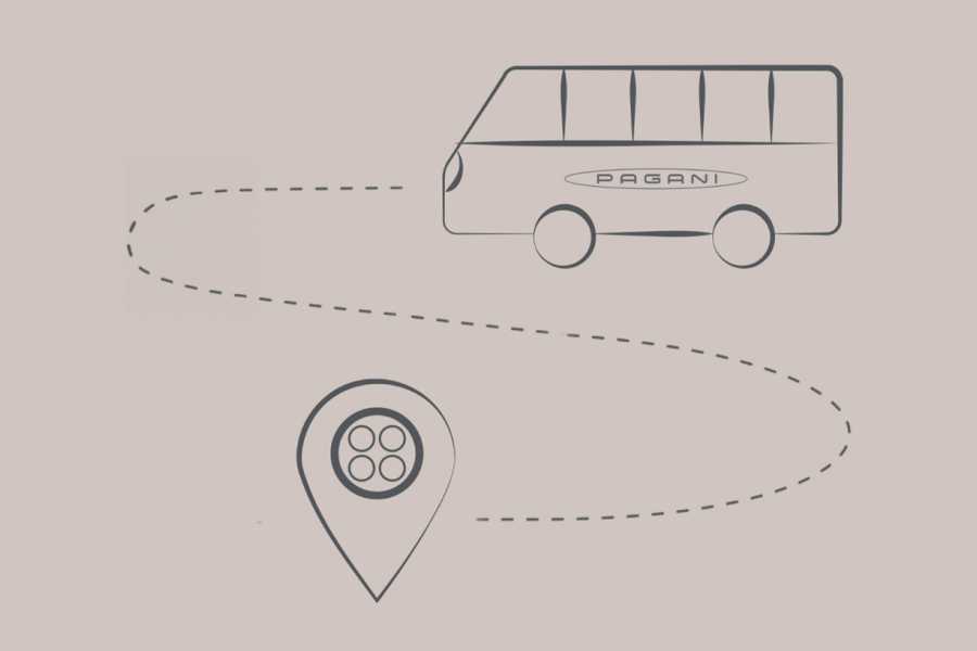 Modenatur PAGANI SHUTTLE BUS: COLLEGAMENTO A/R STAZIONE DEI TRENI DI CASTELFRANCO EMILIA - PAGANI AUTOMOBILI