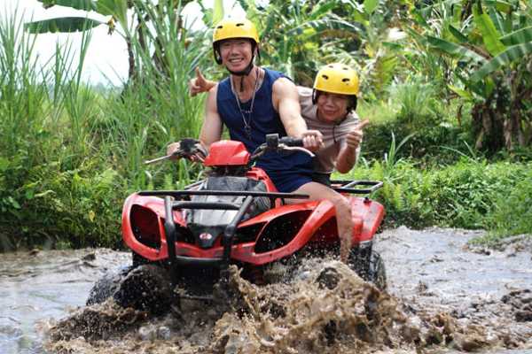 Ubud: ATV Ride, Blangsingah Glass Bridge and Tegenungan Waterfall Full Day Tour (Min 2 Persons)