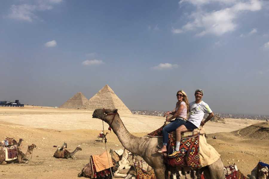 Deluxe Travel Pyramids of Giza & Grand Egyptian Museum Layover Tour