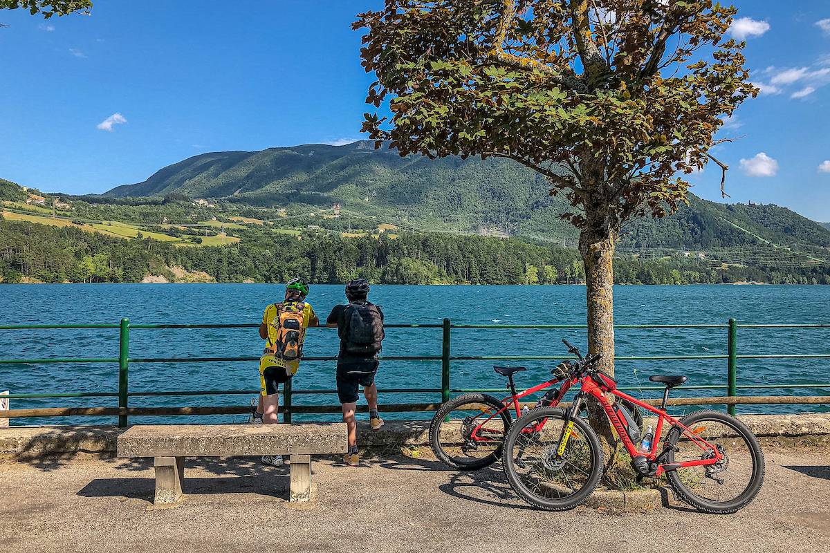 I laghi dell'Appennino bolognese in e-bike