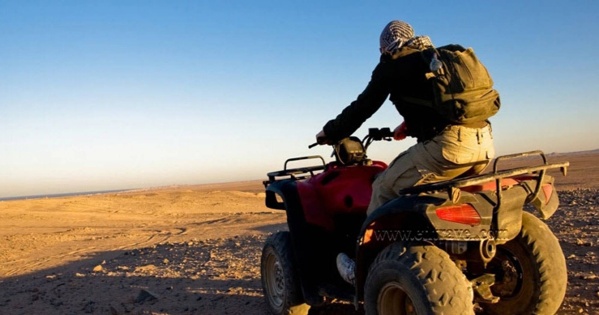 Desert Safari ATV Quad Biking Around Pyramids of Giza Deluxe Travel Egypt