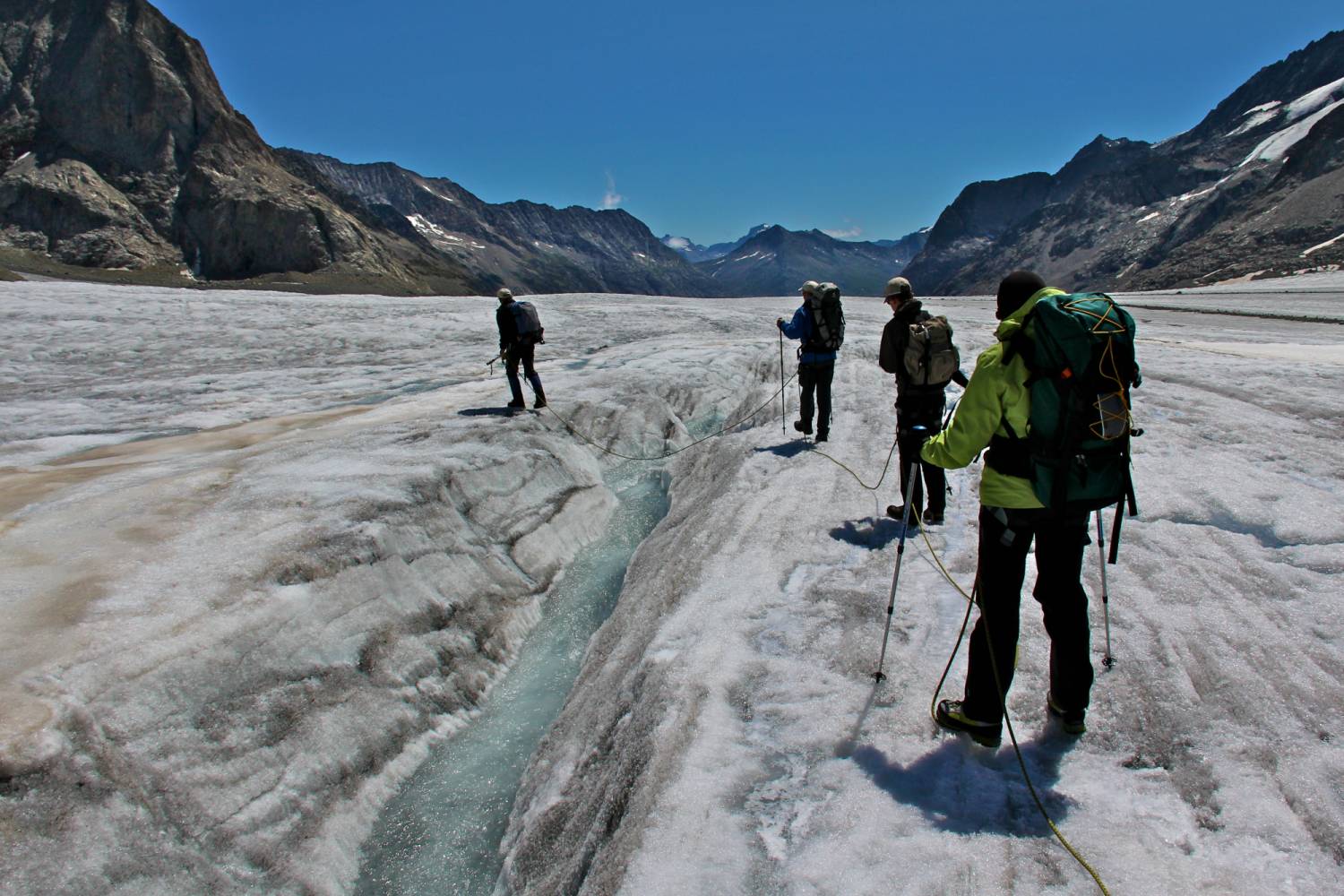 aletsch glacier hike