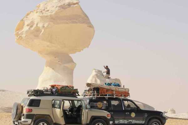 Excursies Egypte Tour privé de trois jours à l'oasis de Bahariya et au désert blanc du Caire