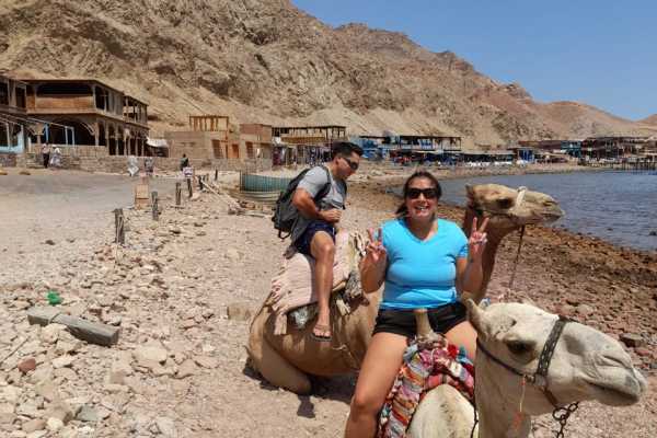 EMO TOURS EGYPT Camel Ride, Snorkeling  At Blue Holl From Dahab