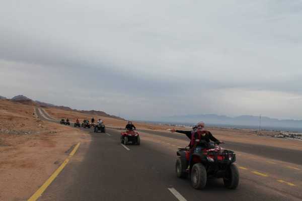 EMO TOURS EGYPT 1 HOUR ATV QUAD BIKE RIDE AT DAHAB