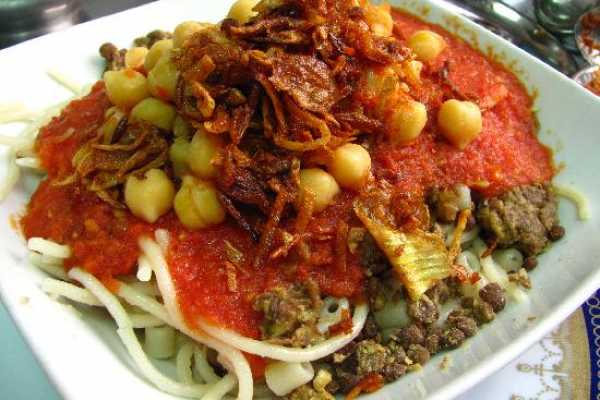 EMO TOURS EGYPT Private Food Tour To The Most Famous Koshary restaurant in Egypt Koshary Abou Tarek