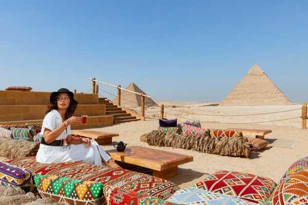 EMO TOURS EGYPT Half day tours to Giza Pyramids and Sphinx With Lunch At 9 pyramids lounge