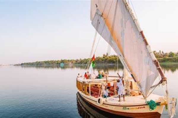 EMO TOURS EGYPT PRIVATE FELUCCA TRIP RIDE ON THE NILE WITH BREAKFAST OR  LUNCH IN LUXOR